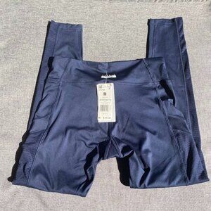 Core 10 by Reebok Women's Mesh Cutout Leggings, Vector Navy, Medium